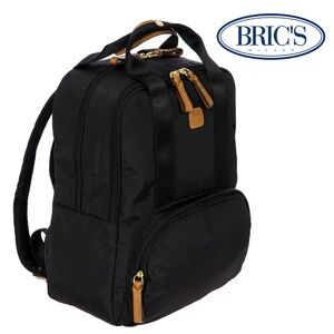 BRIC'S X-Travel Urban Backpack  Black Recycled Materials UNISEX NWT